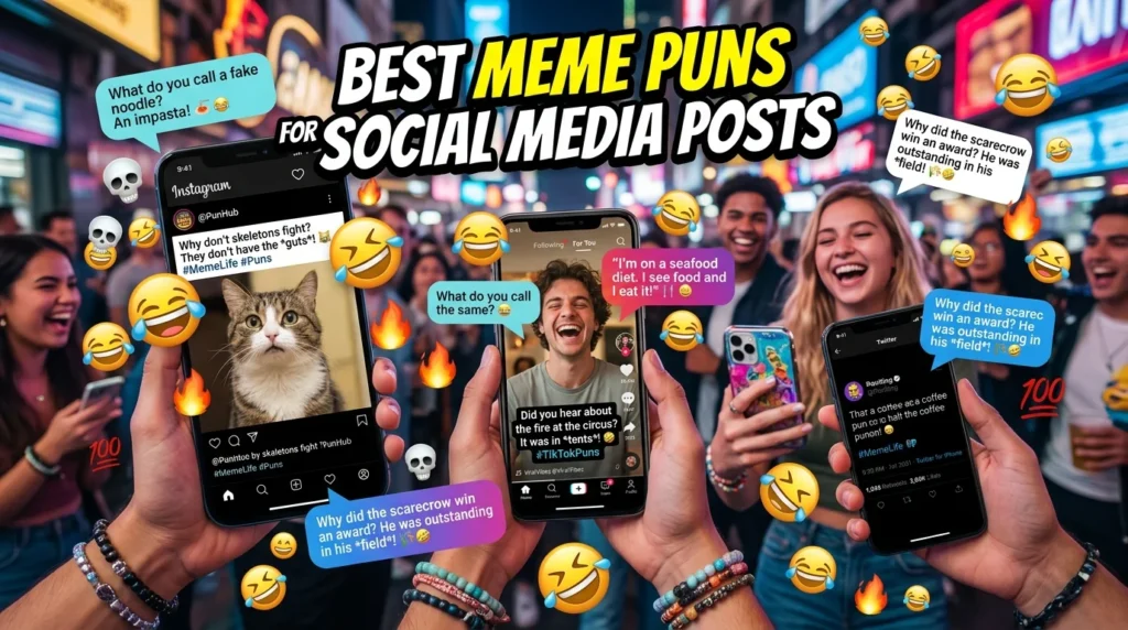 Best Meme Puns for Social Media Posts