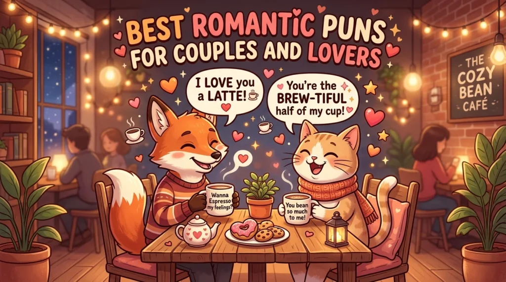 Best Romantic Puns for Couples and Lovers