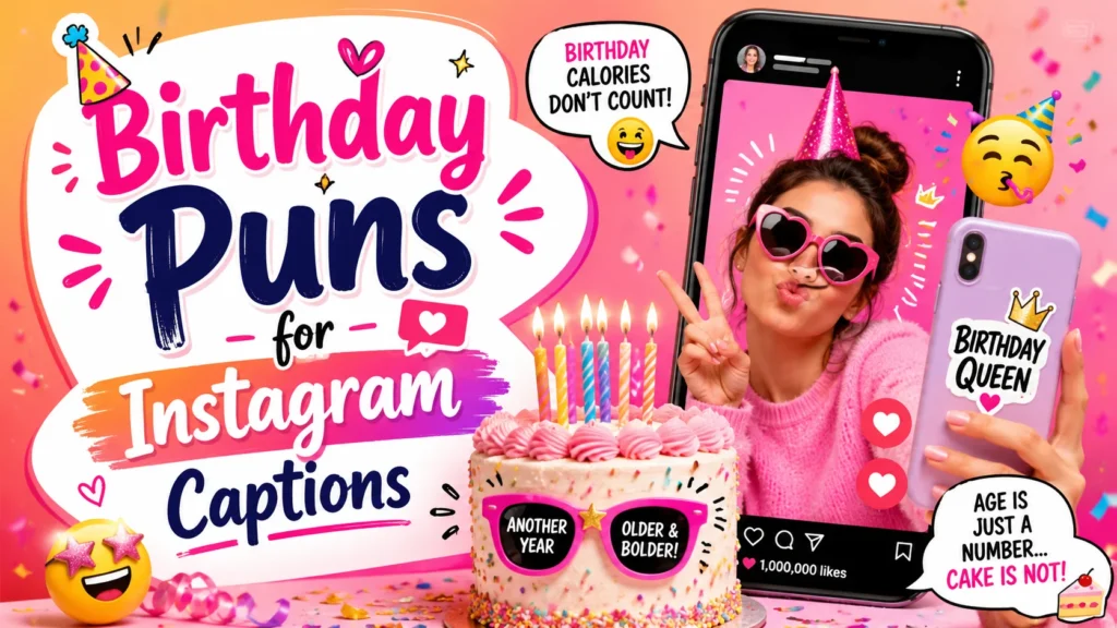 Birthday Puns For Instagram Captions