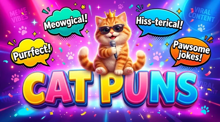 Cat puns