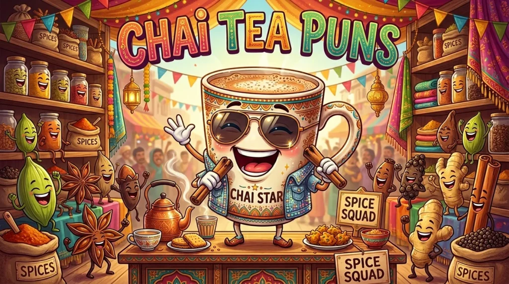 Chai Tea Puns Funny