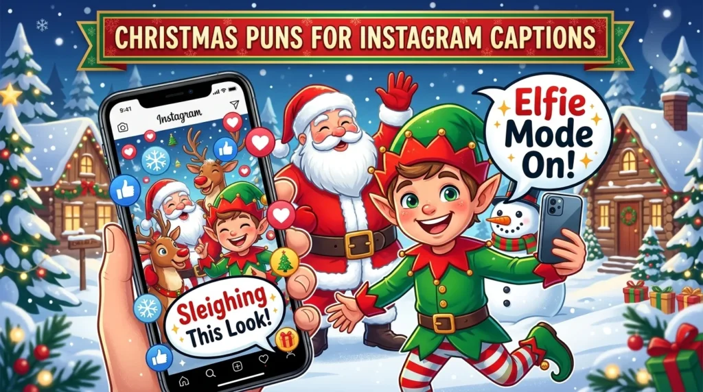 Christmas Puns for Instagram Captions