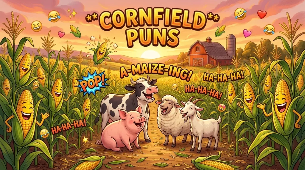 Cornfield Jokes Funny Farm Captions