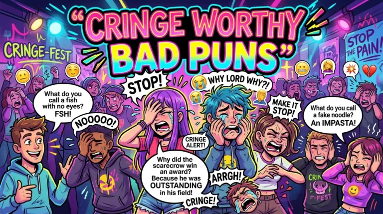 285+ Bad Puns: Hilariously Terrible One Liners