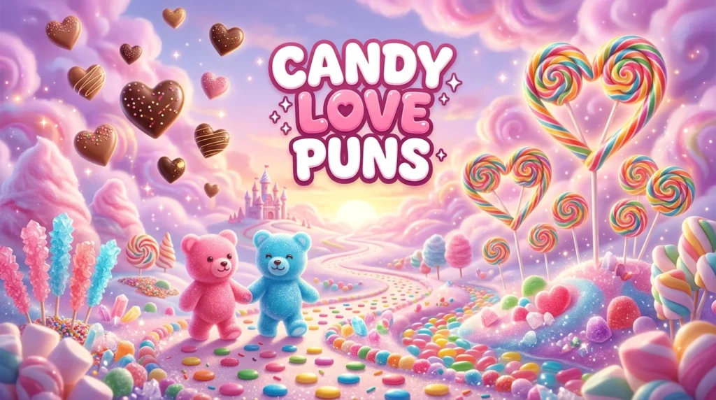 Cute Candy Puns for Love Captions