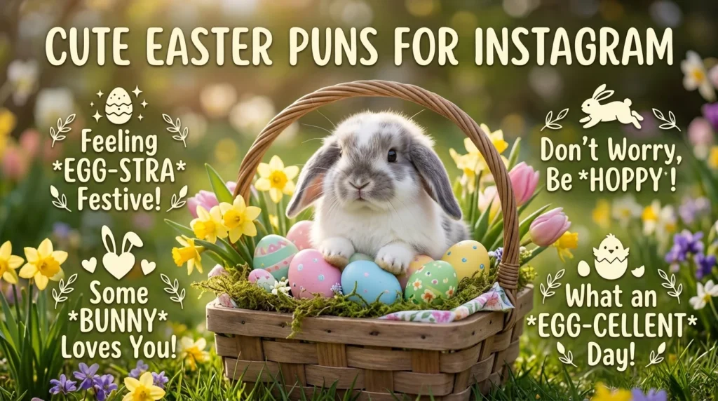 🐰 Cute Easter Puns for Instagram Captions