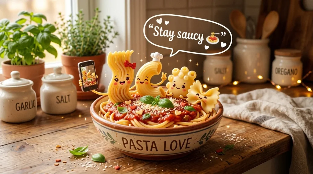 🍝 Cute Pasta Puns for Instagram Captions