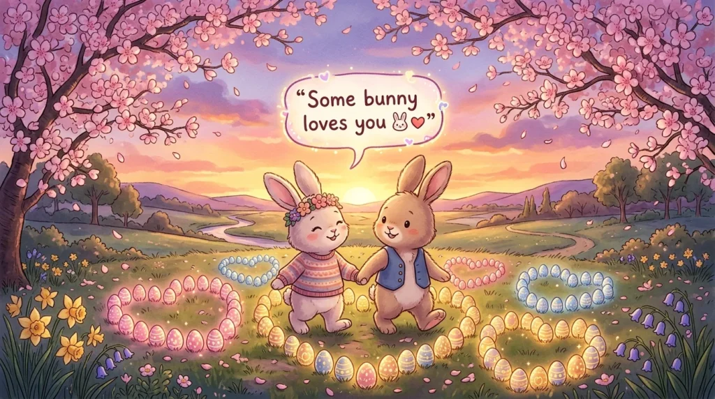 ❤️ Easter Love Puns for Couples Captions