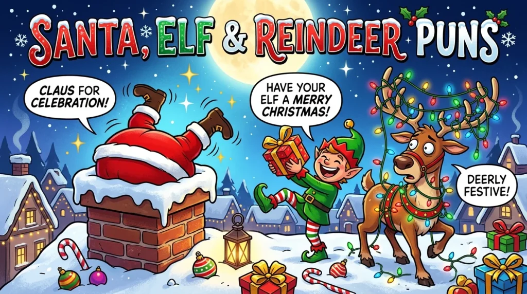 Elf Christmas Puns One Liners