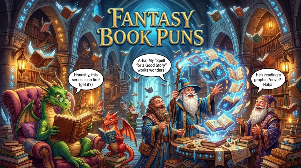Fantasy Book Puns for Readers and Writers