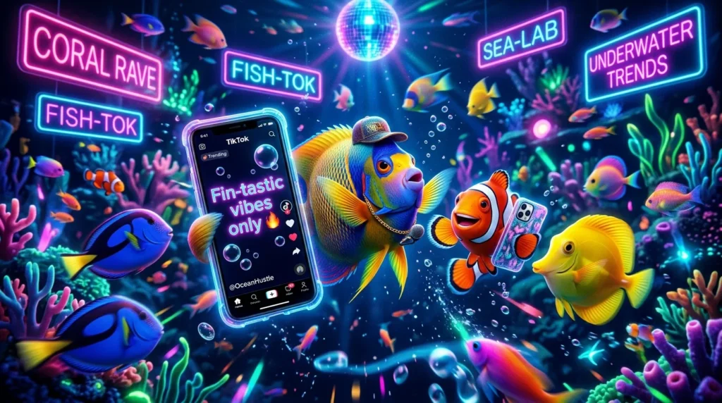 Fish Captions for TikTok and Reels