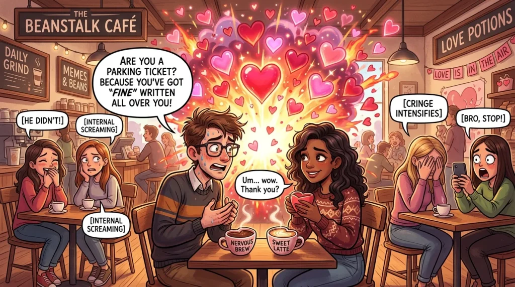 ❤️ Flirty Love Puns Pickup Lines Funny
