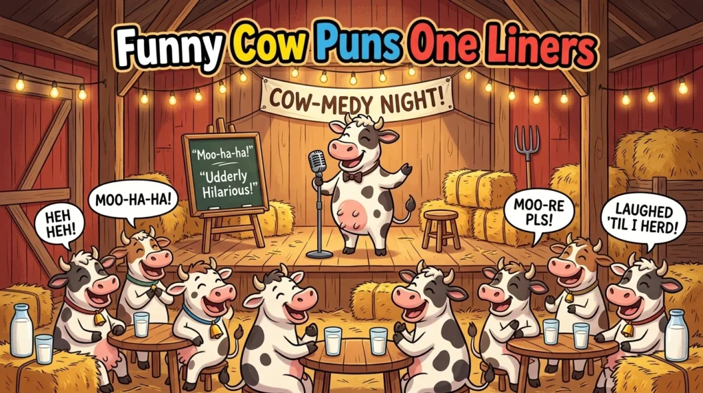 Funny Cow Puns One Liners
