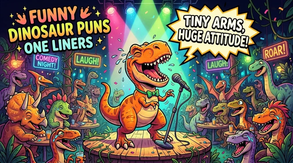 Funny Dinosaur Puns One Liners