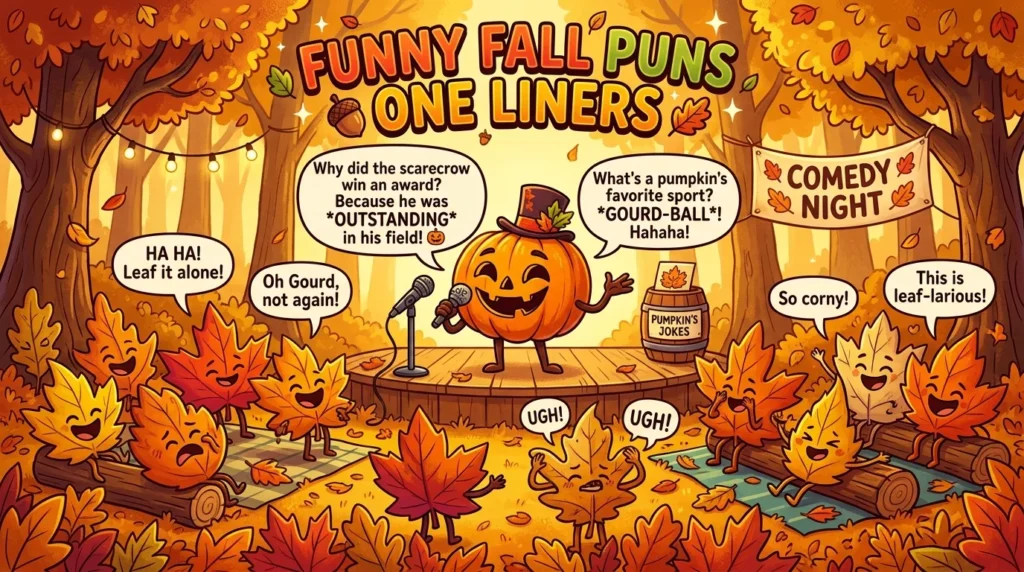 Funny Fall Puns One Liners