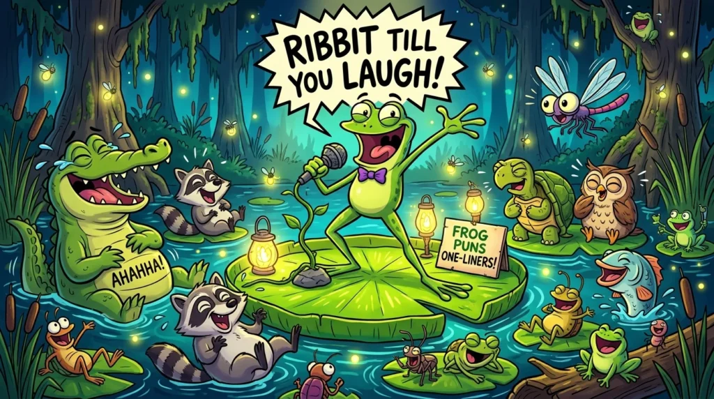 Funny Frog Puns One Liners