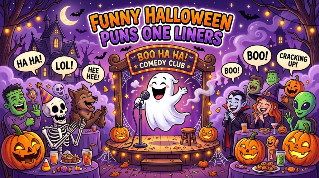 Funny Halloween Puns One Liners