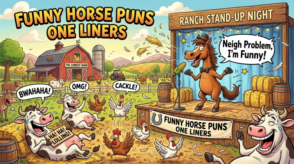 Funny Horse Puns One Liners