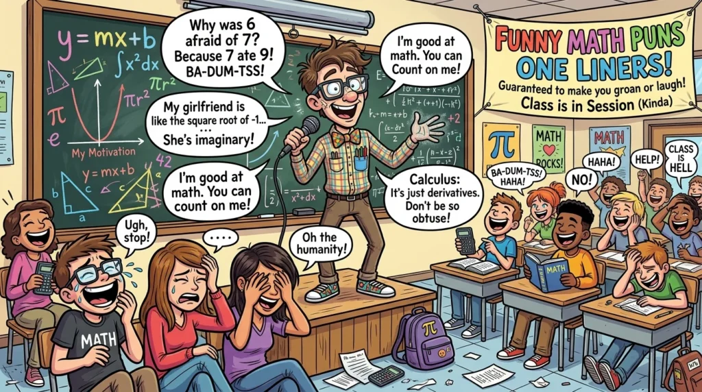 Funny Math Puns One Liners