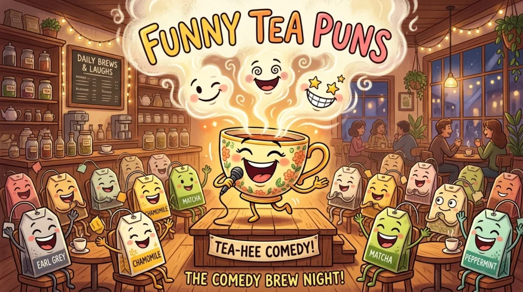 Funny Tea Puns One Liners
