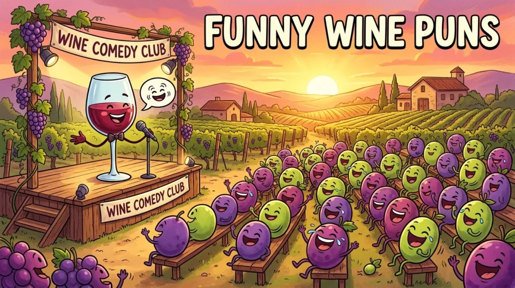 Funny Wine Puns One Liners