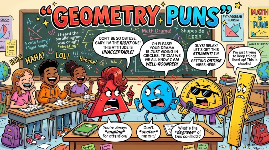 Geometry Puns One Liners