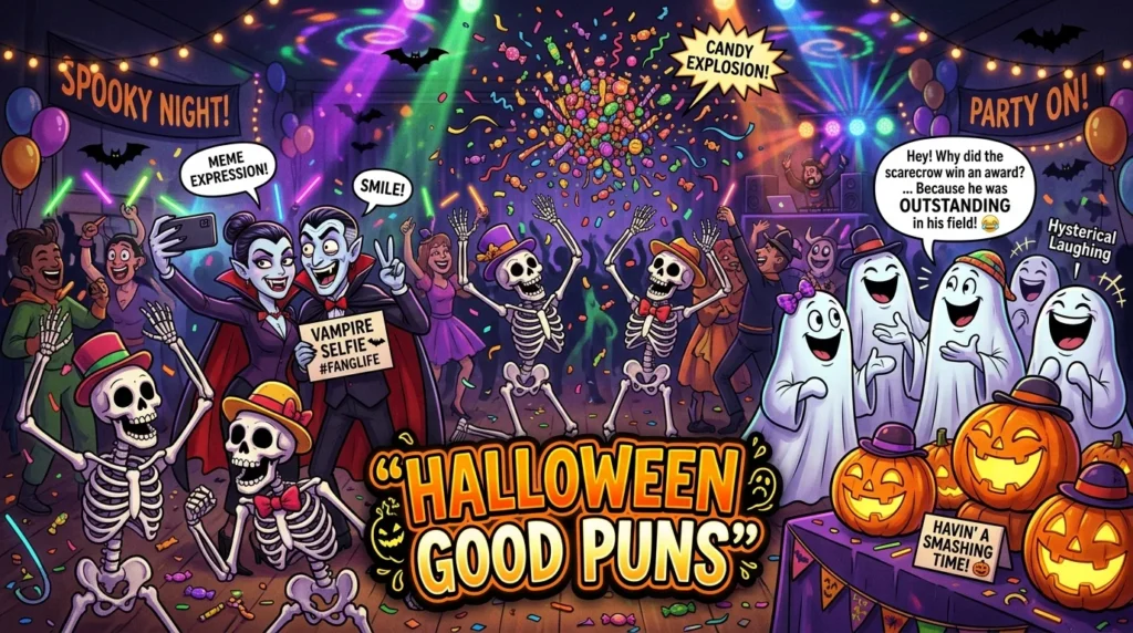 Good Puns and Jokes for Halloween Parties