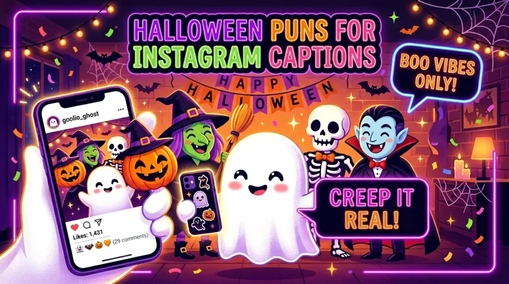 Halloween Puns for Instagram Captions