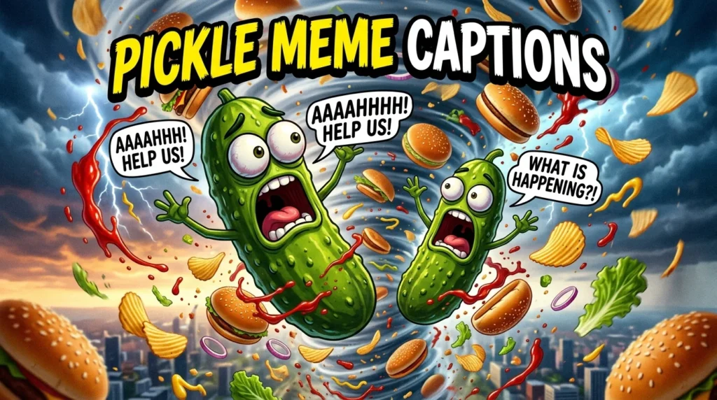 Hilarious Pickle Captions for Memes