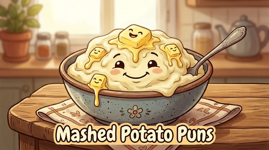 Mashed Potato Jokes Funny Wordplay Captions