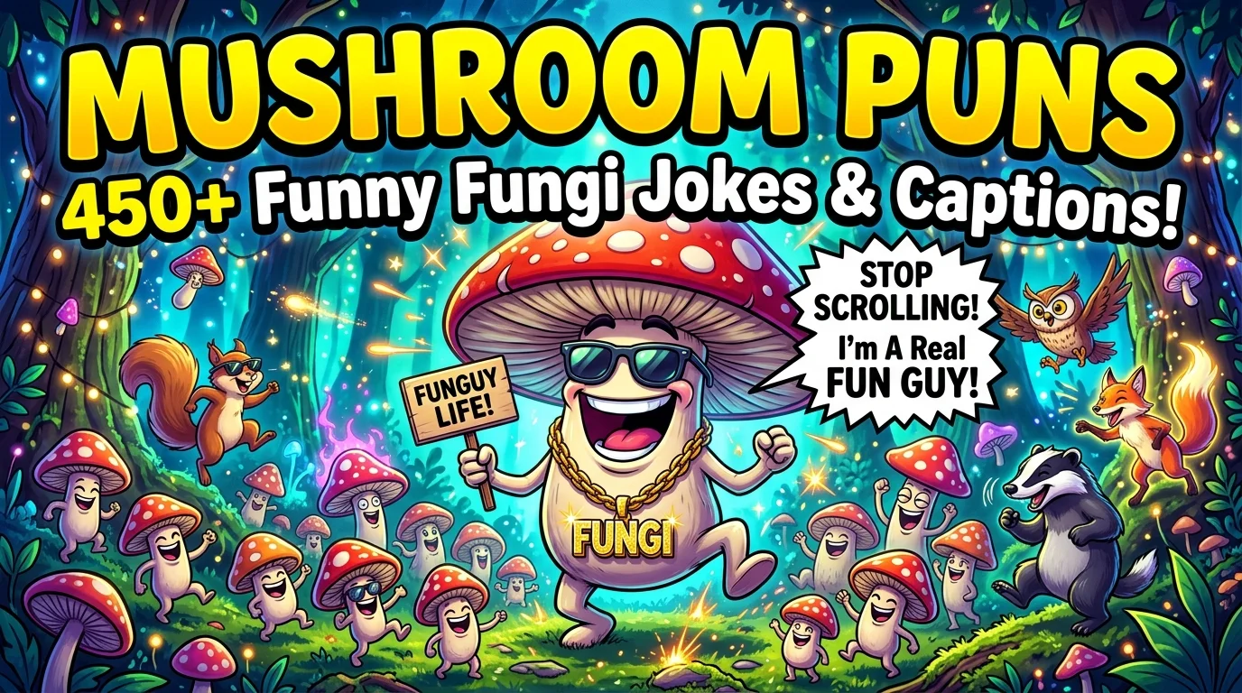 Mushroom Puns