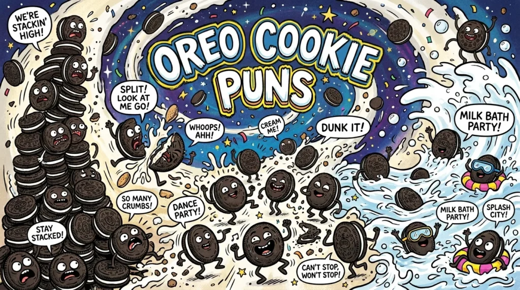 Oreo Cookie Puns Funny Sayings