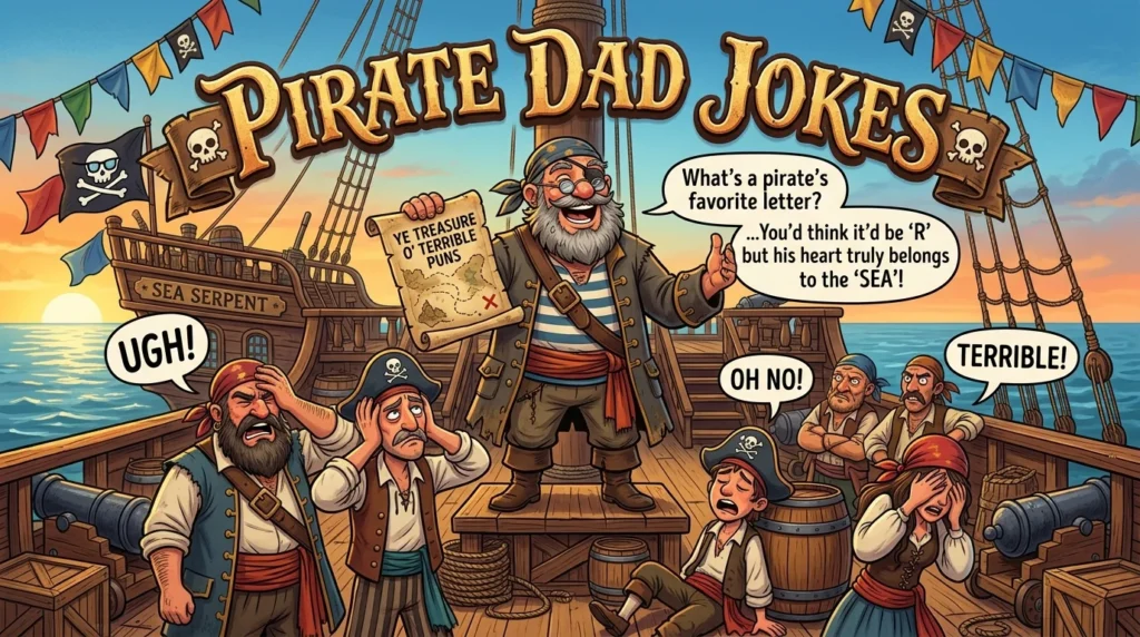 Pirate Dad Jokes One Liners