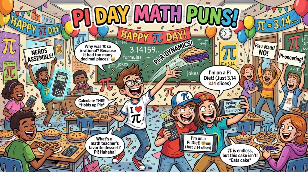 Pi Day Math Puns and Jokes