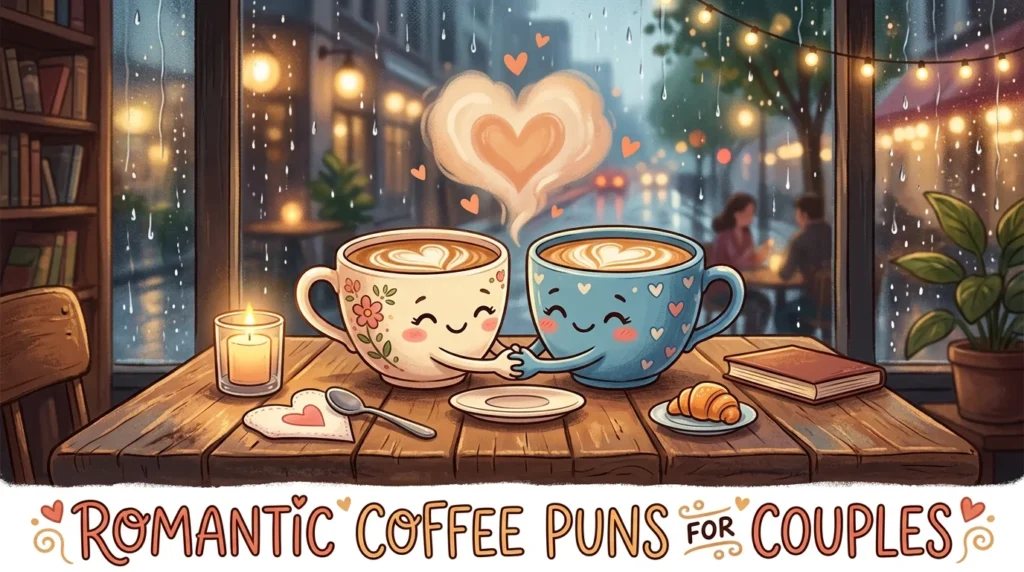 Romantic Coffee Puns for Couples