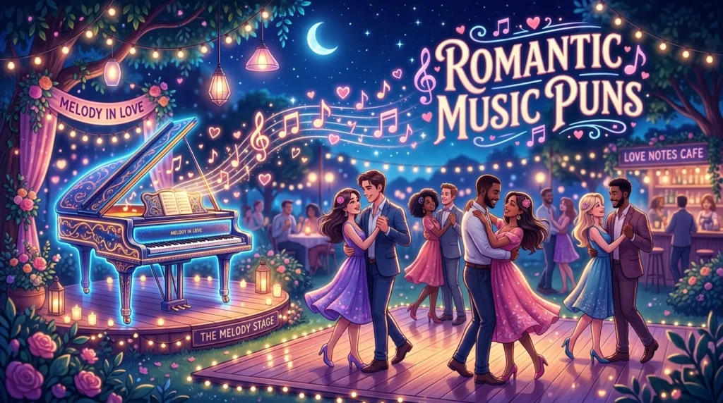 Romantic Music Puns for Love Song Captions