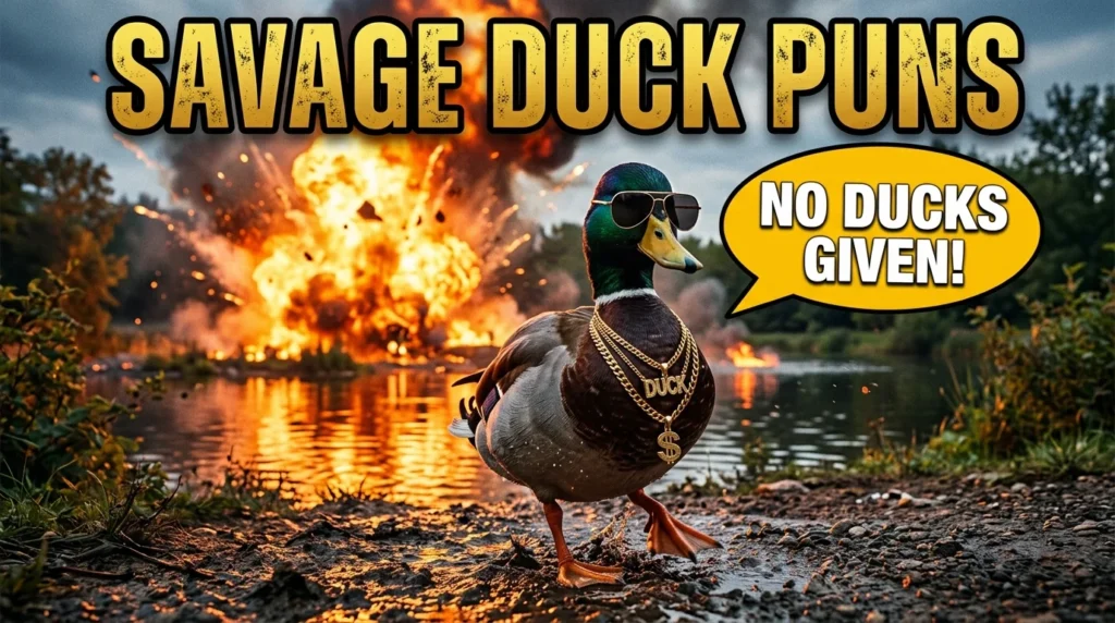 Savage Duck Puns One Liners