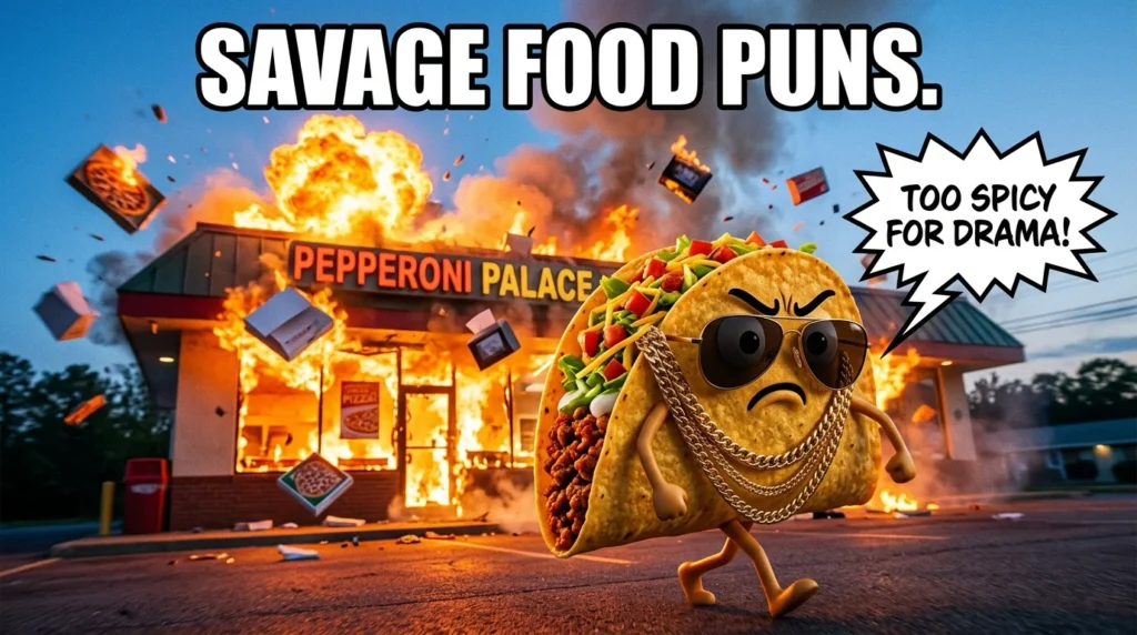 Savage Food Puns One Liners