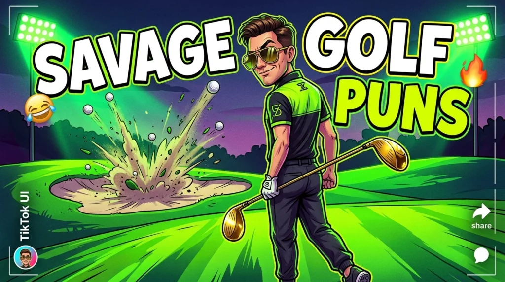 Savage Golf Puns One Liners
