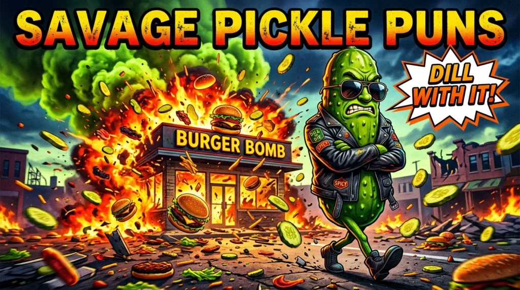 Savage Pickle Puns One Liners