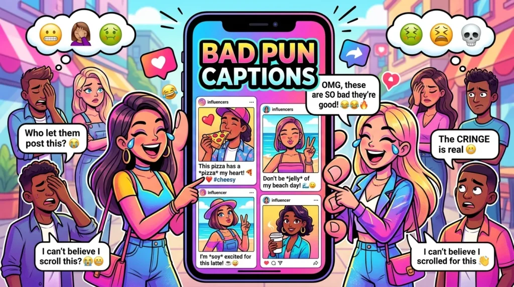 Short Bad Puns for Instagram Captions
