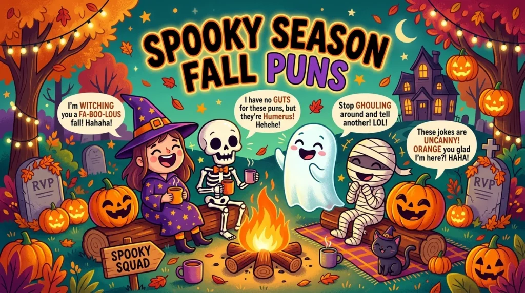 Spooky Season Fall Puns and Jokes