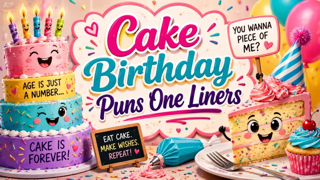 cake birthday puns one liners