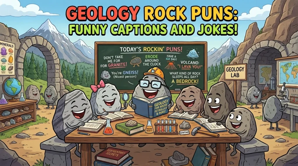 Geology Rock Puns Funny Captions and Jokes