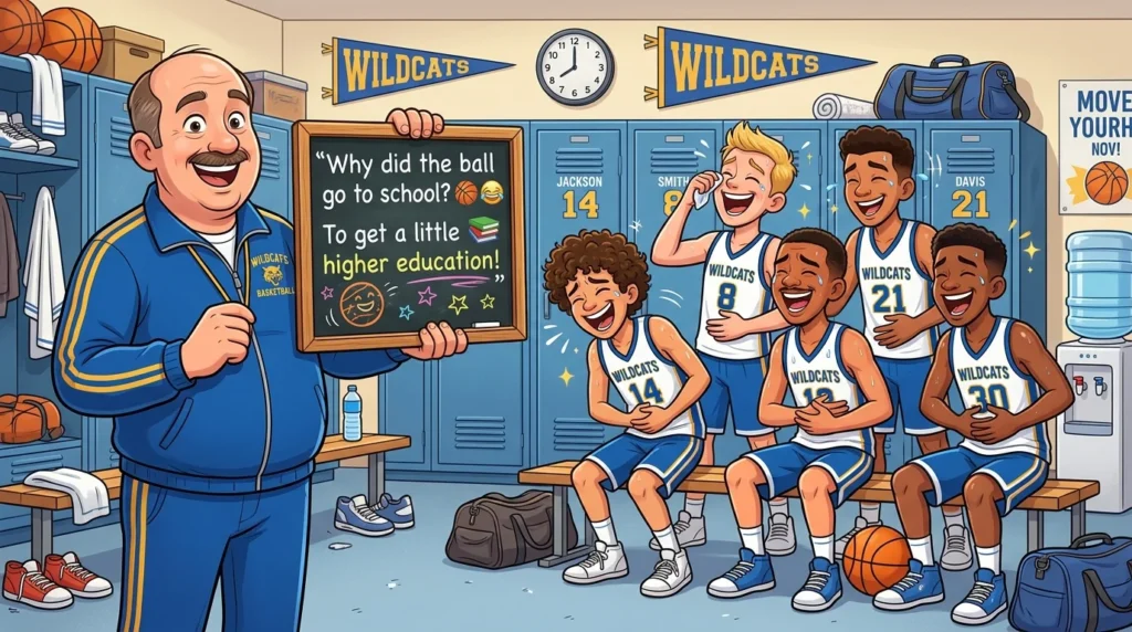 🏀 Basketball Dad Jokes One Liners