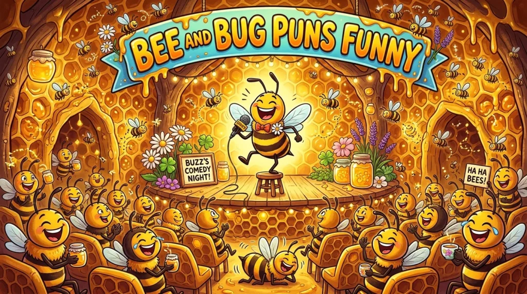 Bee and Bug Puns Funny
