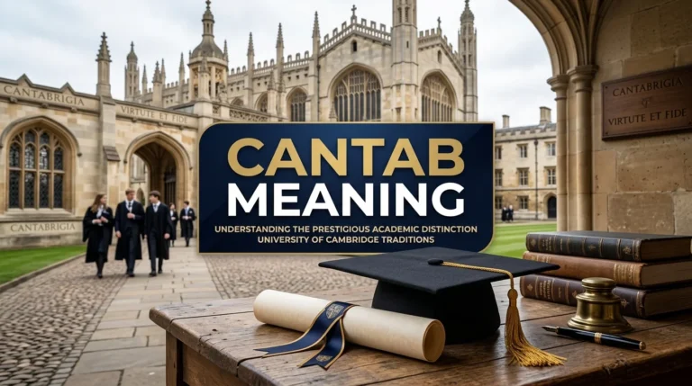 Cantab Meaning