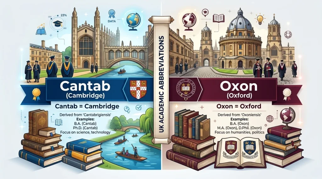 Cantab vs Oxon Meaning