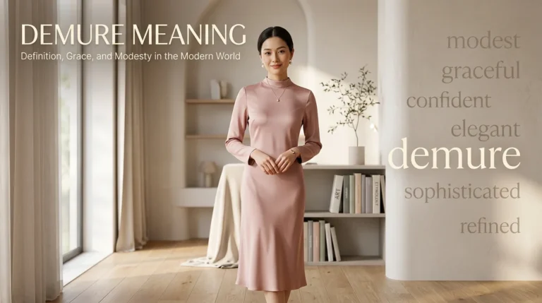 Demure Meaning