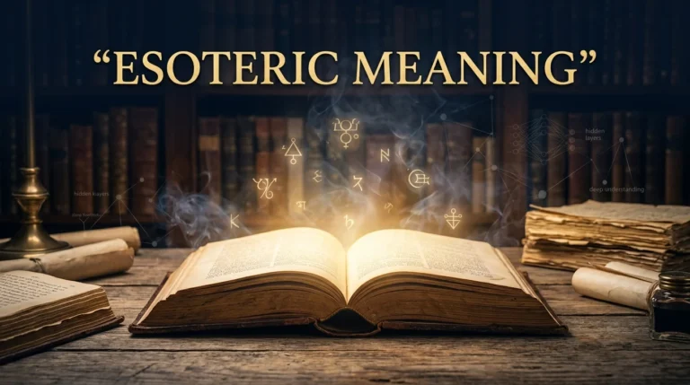 Esoteric Meaning